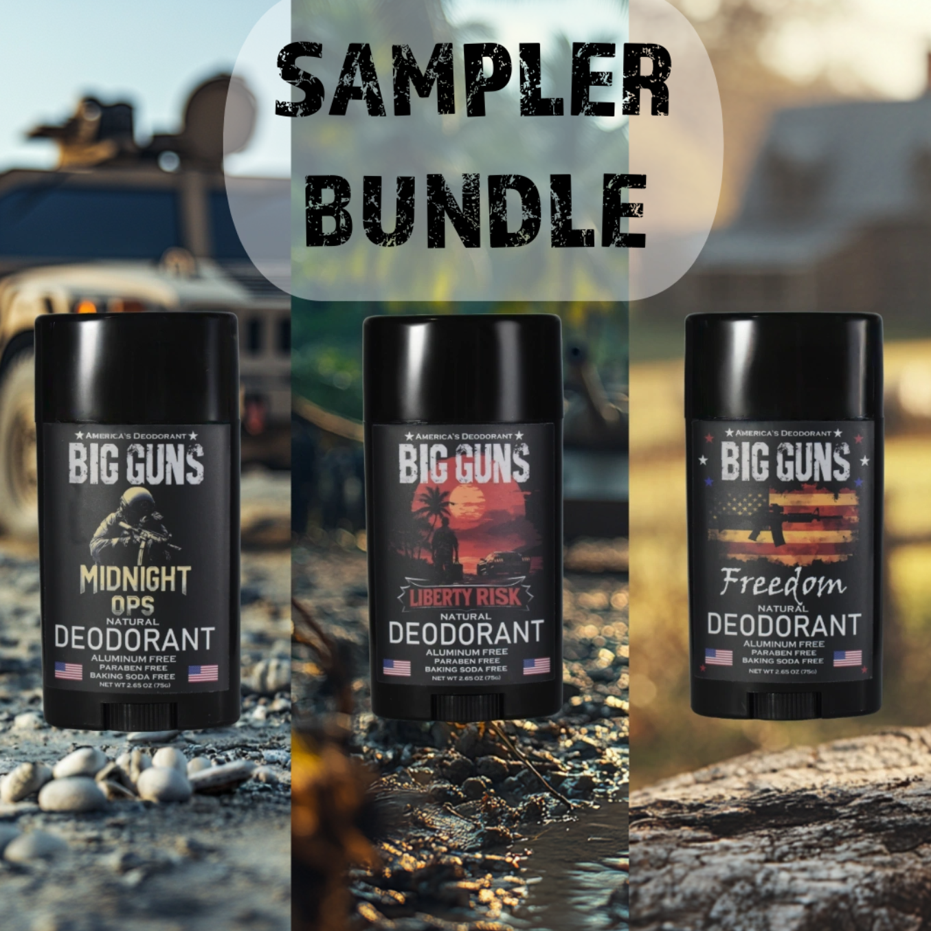 SAMPLER DEODORANT BUNDLE (-15%)